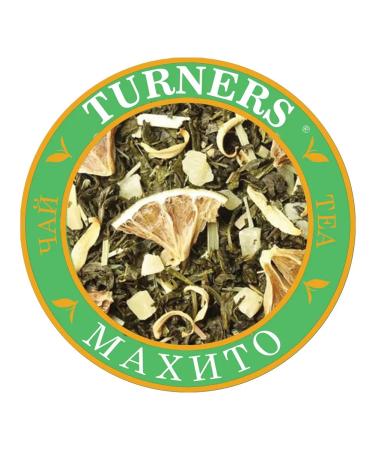 Turners Tea Indian green leaf. Mojito 100 g - Buy Online on GoSupps.com