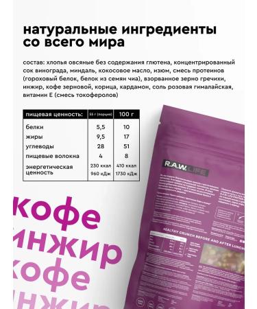 OthehouseholsupplieLabs Granola protein figs no sugar 220g coffee - Buy Online on GoSupps.com