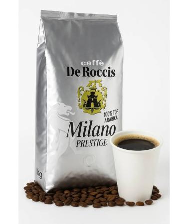 De Roccis Milano Prestige coffee grain 100% arabica 1 kg - Buy Online on GoSupps.com
