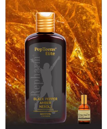 OthehouseholsupplieLabs Pepteens Elite Shampoo Black Pepper Amber Neroli 250 ml - Buy Online on GoSupps.com