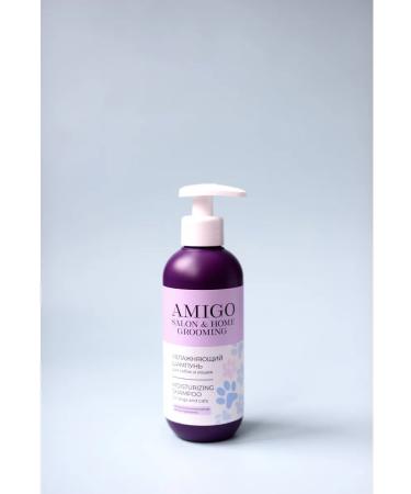 AMIGO GROOMING Moisturizing shampoo for dogs and cats 300ml - Buy Online on GoSupps.com