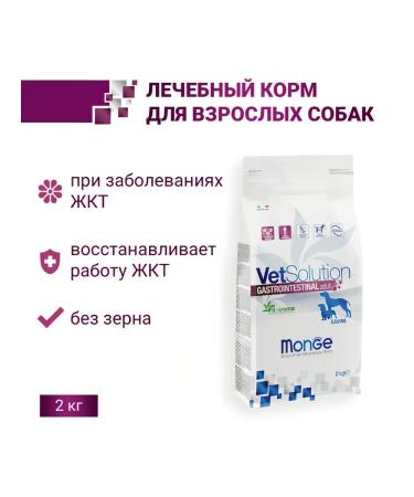 MONGE VetSolution Gast for dogs for gastrointestinal diseases 2 kg