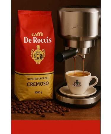 De Roccis Cremoso Rossa coffee 1 kg - Buy Online on GoSupps.com