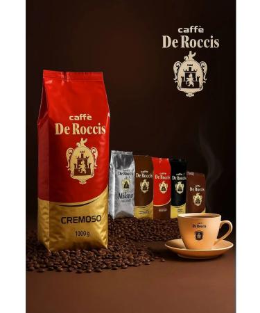 De Roccis Cremoso Rossa coffee 1 kg - Buy Online on GoSupps.com