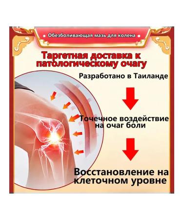 Ointment from pain in the knee joint - Buy Online on GoSupps.com