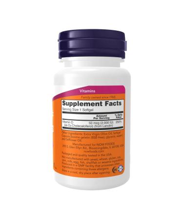 Vitamin D3 2000 IT 240 capsules - Buy Online on GoSupps.com