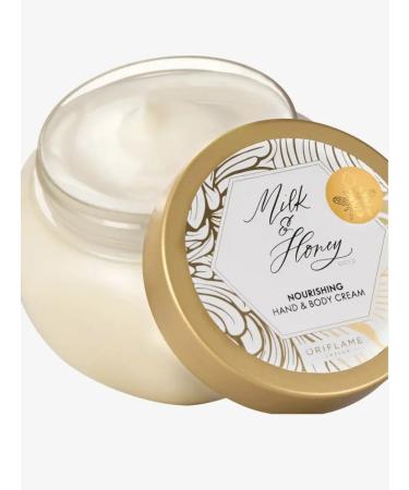 Oriflame Militic hand and body cream Milk & Honey Gold 250 ml - Buy Online on GoSupps.com