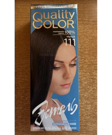 ESTEL Haircraft Gel-Mainage Quality Color Black No. 111