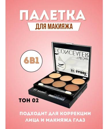 DASTAN3 Palette for makeup 6V1 tone 2