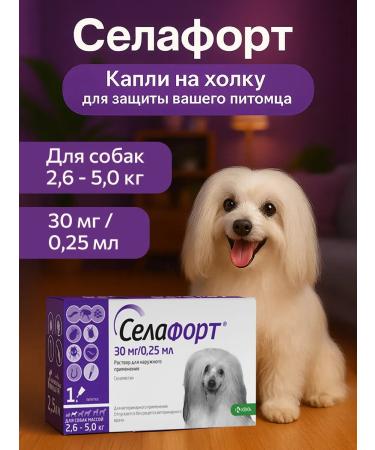 KRKA From fleas and ticks of Sealess for dogs from 2.6 to 5 kg