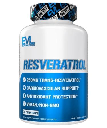 EVLution Nutrition Resveratrol 250 mg 60 capsules