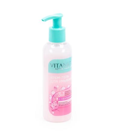Vitanica Cream-gel for washing 3B1 with hyaluron bottle 200ml 3 pcs - Buy Online on GoSupps.com