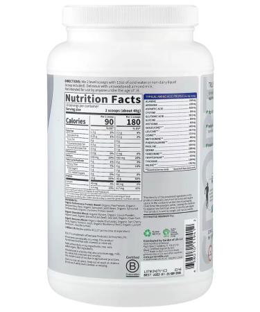 Garden of Life Plant protein chocolate 912g - Buy Online on GoSupps.com