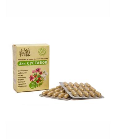 bee and man For joints a complex of herbs 60 capsules of 450 mg