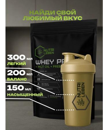 NUTRI LEBEN Protein with a prebiotic a mixture for cocktails - Buy Online on GoSupps.com