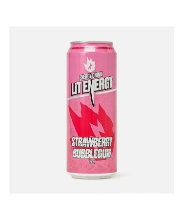 Energetic Lit Energy strawberry chewing gum 0.45l 12pcs - Buy Online on GoSupps.com