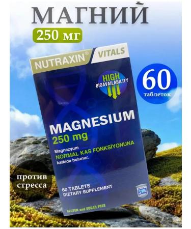 Magnesium citrate in tablets 250 mg