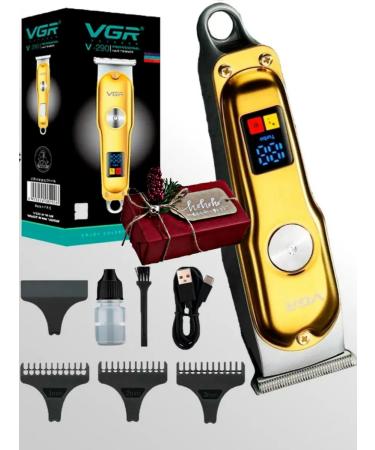Hair clipper set Trimmer for a BGR beard for haircut V-290 golden - Buy Online on GoSupps.com