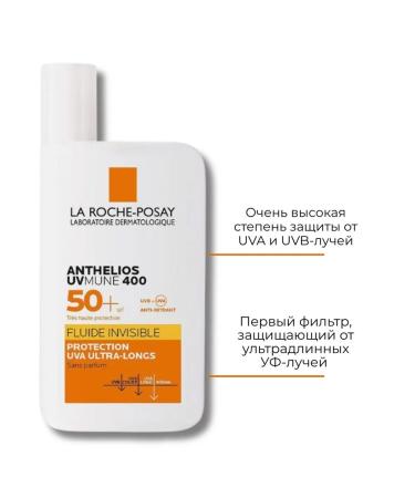 LA ROCHEPOSAY Sunwarbating Fluid for the face SPF50+ 50ML - Buy Online on GoSupps.com