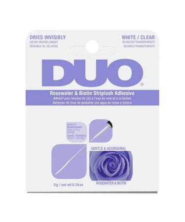 DUO Glue for eyelashes with a brush vitamin B and pink water - Buy Online on GoSupps.com
