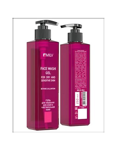 MILV Washing gel for dry and sensitive skin. 250 ml - Buy Online on GoSupps.com