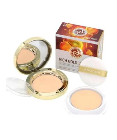 Compact Korean matting powder for the face with gold - Buy Online on GoSupps.com
