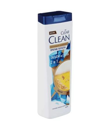 clear CLEAN shampoo Clean volume and force 2 in 1 365 ml 3 pcs - Buy Online on GoSupps.com