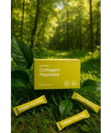DMNLIFE Collagen Peptides - peptides collagen with the taste of green tea