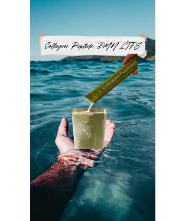DMNLIFE Collagen Peptides - peptides collagen with the taste of green tea - Buy Online on GoSupps.com