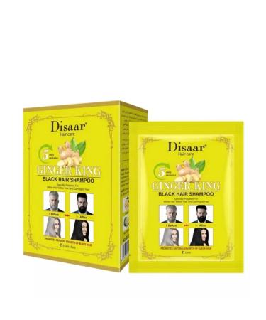 Disaar Shampoo hair dye black 10 bags