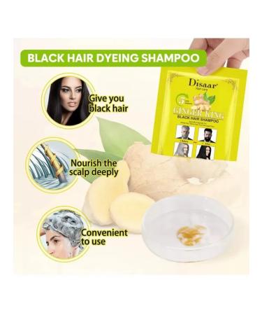 Disaar Shampoo hair dye black 10 bags - Buy Online on GoSupps.com