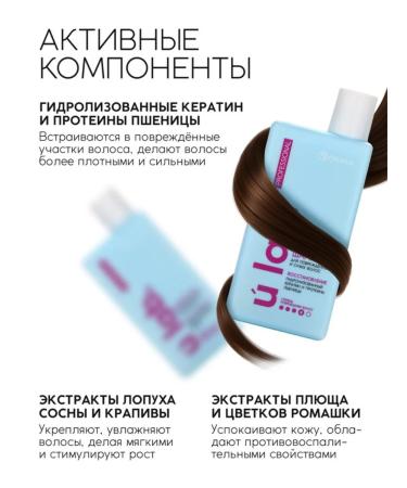 URAL LAB Professional shampoo for dry hair. Recovery - Buy Online on GoSupps.com