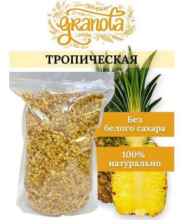 NastinSlastin Granola without sugar 900 g tropical - Buy Online on GoSupps.com