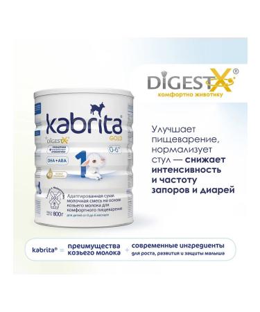 Milk mix Kabrita 1 Gold on goat milk for comfortable ... - Buy Online on GoSupps.com