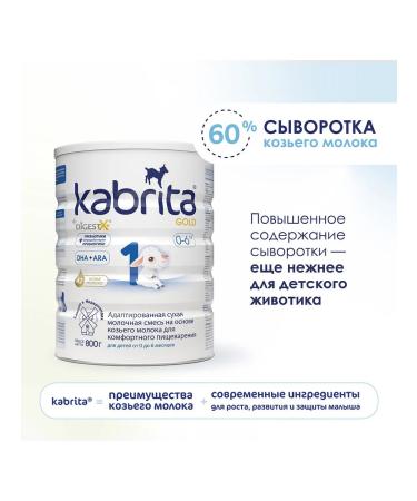 Milk mix Kabrita 1 Gold on goat milk for comfortable ... - Buy Online on GoSupps.com