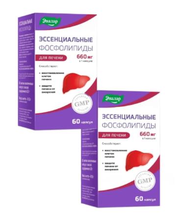 Evalar Essential phospholipids 60 capsules 2 packages