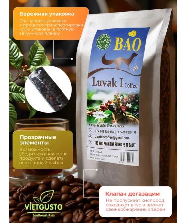 BAO Vietnamese coffee in grains Luvak Ai - Buy Online on GoSupps.com
