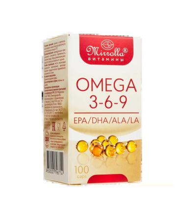 Mirrolla omega 3-6-9 capsules weighing 370 mg 100 pcs - Buy Online on GoSupps.com