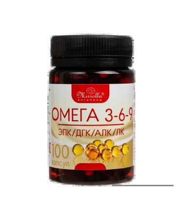 Mirrolla omega 3-6-9 capsules weighing 370 mg 100 pcs - Buy Online on GoSupps.com