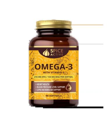 Spice Active Spice Active Omega 3 1200 mg with vitamin E capsu ...