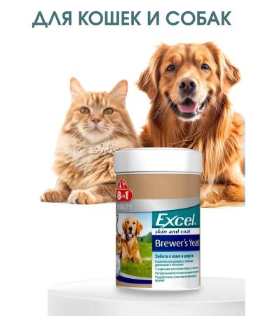 8 in 1 Brewer's beer yeast for dogs and cats 260 pcs - Buy Online on GoSupps.com
