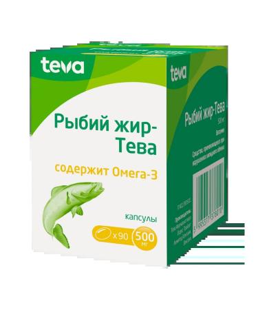 Fish oil-teev capsules 500 mg 90 pcs