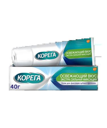 Korega refreshing taste cream for fixing dentures 40 ...