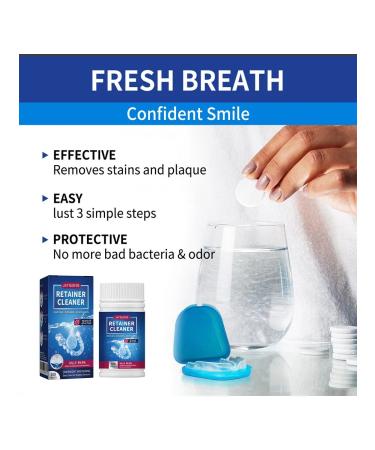 Whitening dentures cleaning tablets for dental pro ... - Buy Online on GoSupps.com
