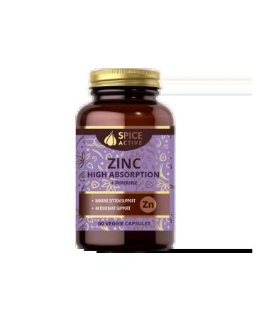 Spice Active Spice Active zinc bio -access to Piperin Capsu ...