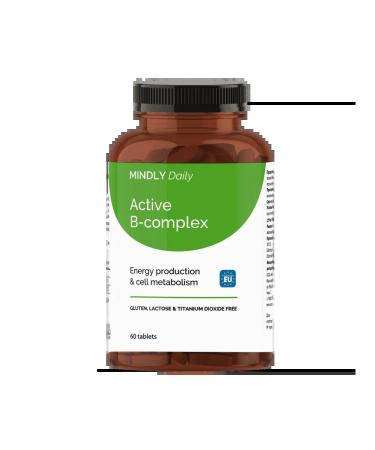 Mindly Daily Active B-Complex Vitamins B6+B9+B12 Vitamins B6 ...