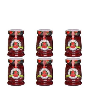 Vologda jam Homemade raspberry jam 6 pcs. * 370 gr - Buy Online on GoSupps.com
