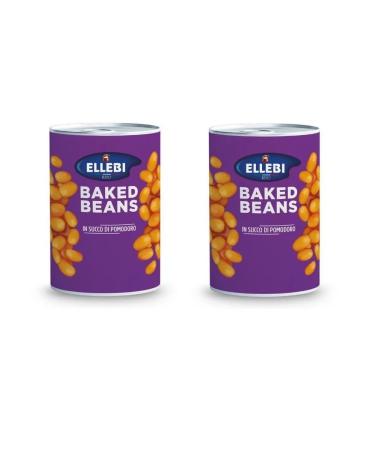 Baked white beans in tomato sauce 2 pieces 400 g each