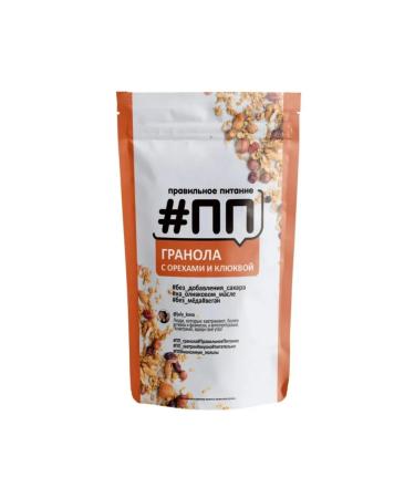 Granola without sugar with nuts and cranberries 350 g 2pcs - Buy Online on GoSupps.com