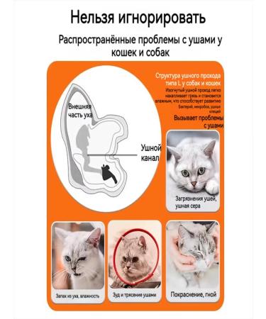 Drops for cleaning ears for dogs and cats earmarked hematoma 60ml - Buy Online on GoSupps.com